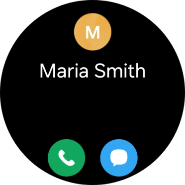 Press the call icon.