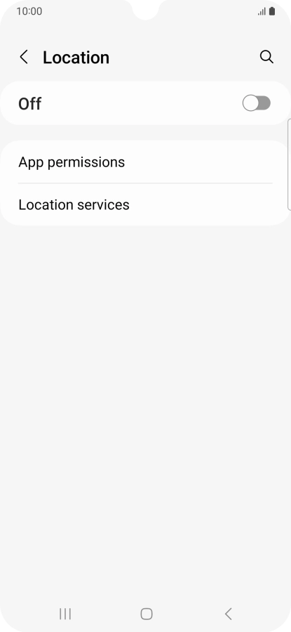 Press the indicator to turn the function on or off.