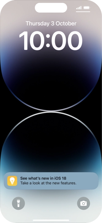 Press the required notification and follow the instructions on the screen to use the selected function.