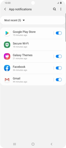Press the drop down list.