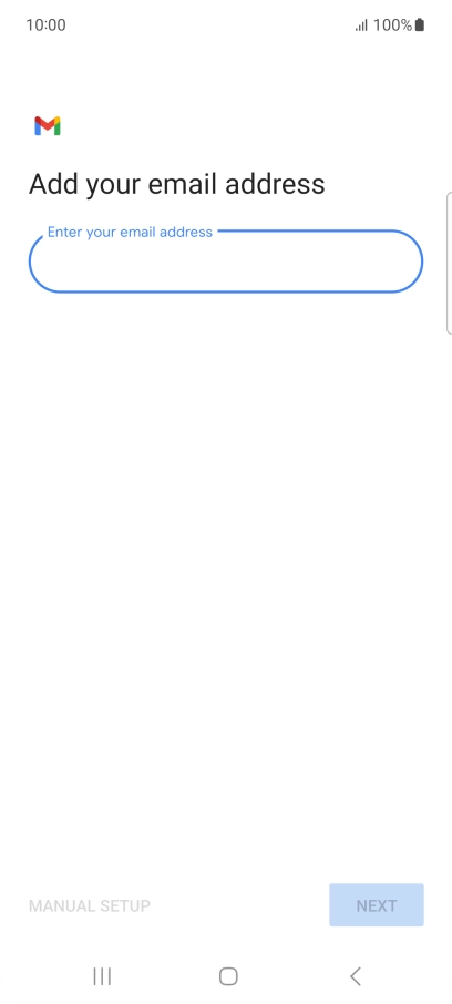 Press the field below 