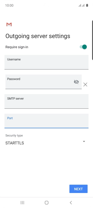 Press the drop down list below 