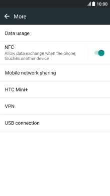 Press Mobile network sharing.