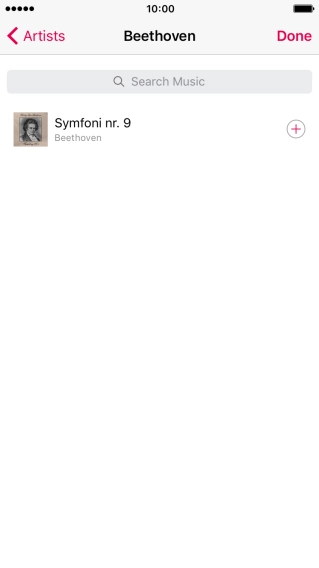 Go to the required category and press the required audio file.