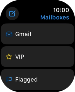 Press the required email account.