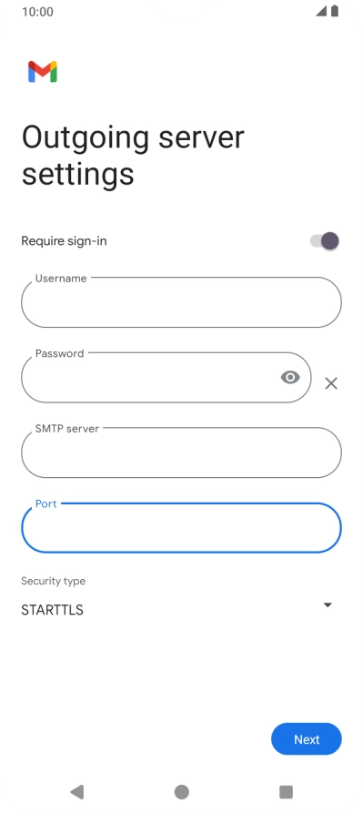 Press the drop down list below 