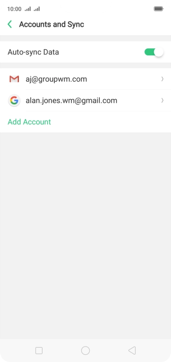 Press the Home key to return to the home screen.
