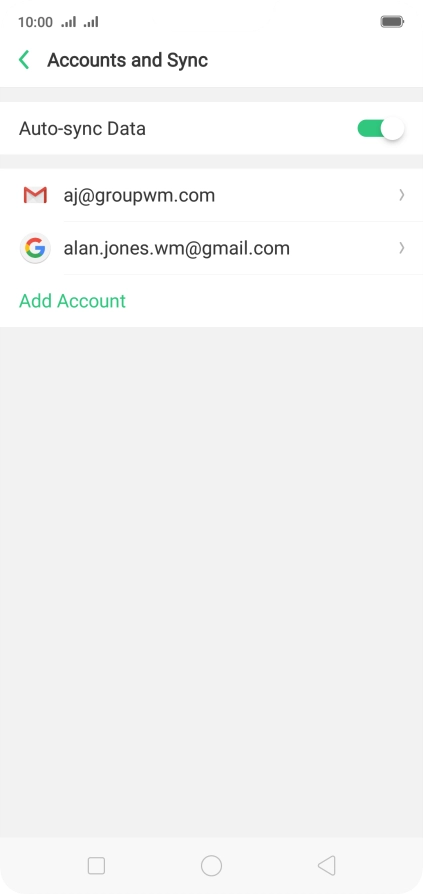 Press the Home key to return to the home screen.