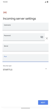 Press the drop down list below 