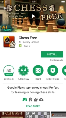 Press INSTALL and follow the instructions on the screen to install the app.