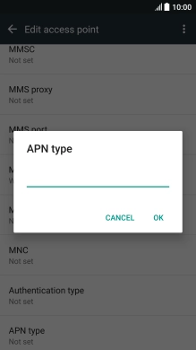 Key in mms and press OK.