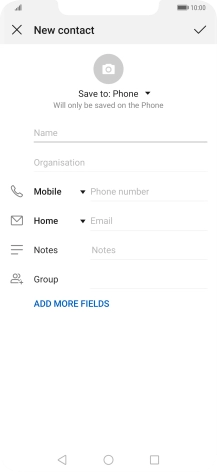 Press the address book drop down list.