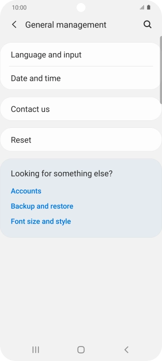 Press Date and time.