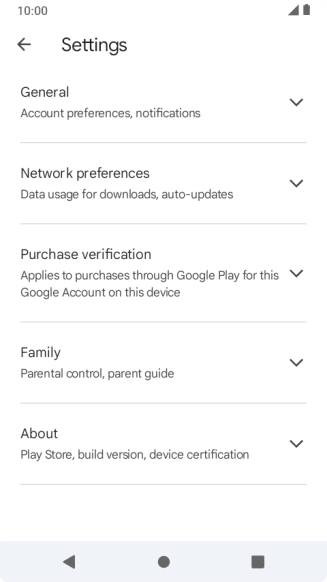 Press Network preferences.