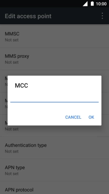 Key in 505 and press OK.