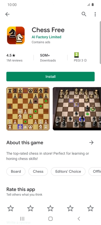 Press the Home key to return to the home screen.