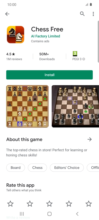 Press the Home key to return to the home screen.