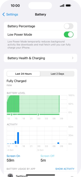 Slide your finger upwards starting from the bottom of the screen to return to the home screen.