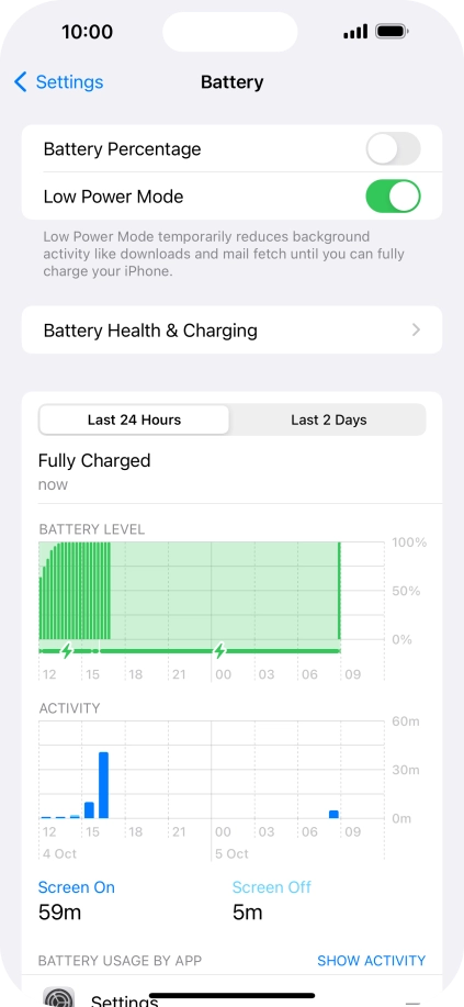 Slide your finger upwards starting from the bottom of the screen to return to the home screen.