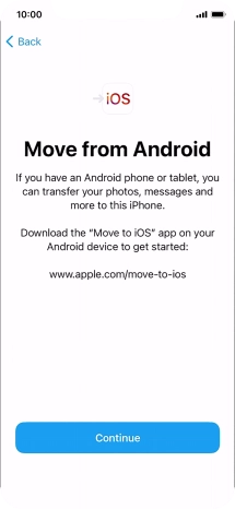To transfer content to your phone, you need to install the app 