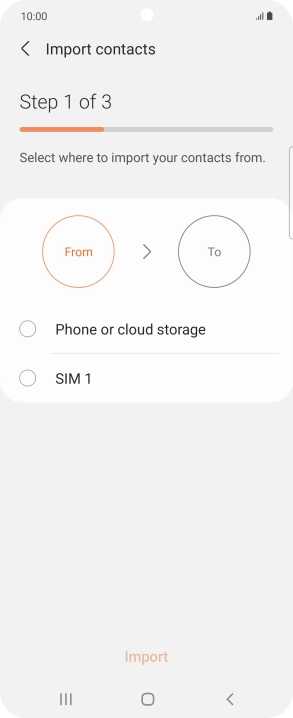 Press the name of the SIM.