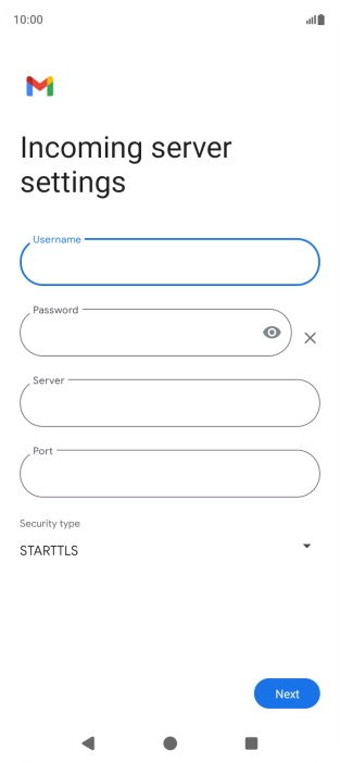 Press the field below 