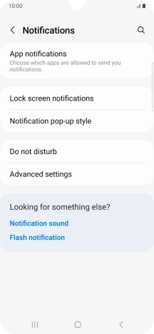 Press App notifications.