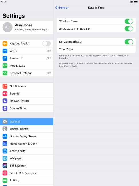 Press the Home key to return to the home screen.