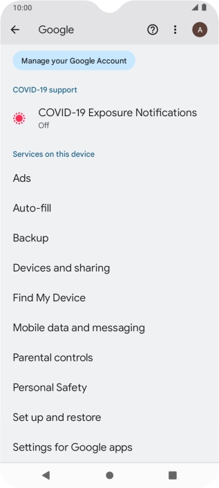 Press Find My Device.