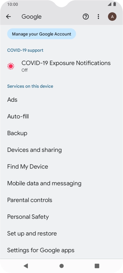 Press Find My Device.