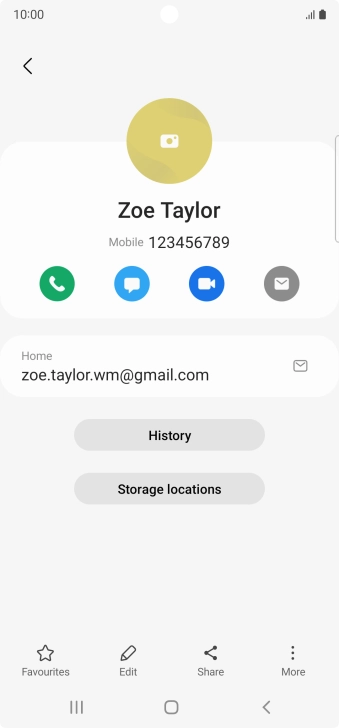 Press the call icon.