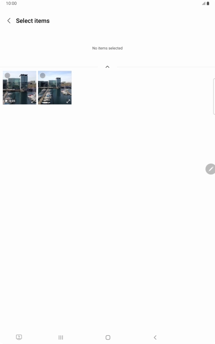 Press the required picture.