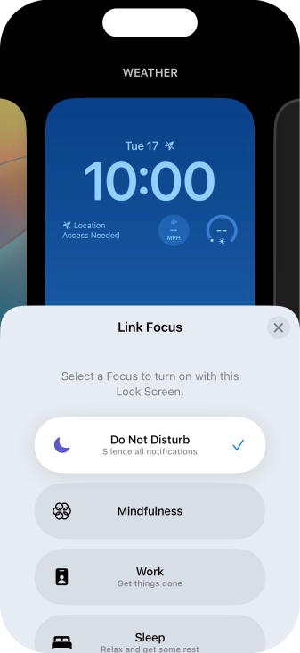 Press the close icon.