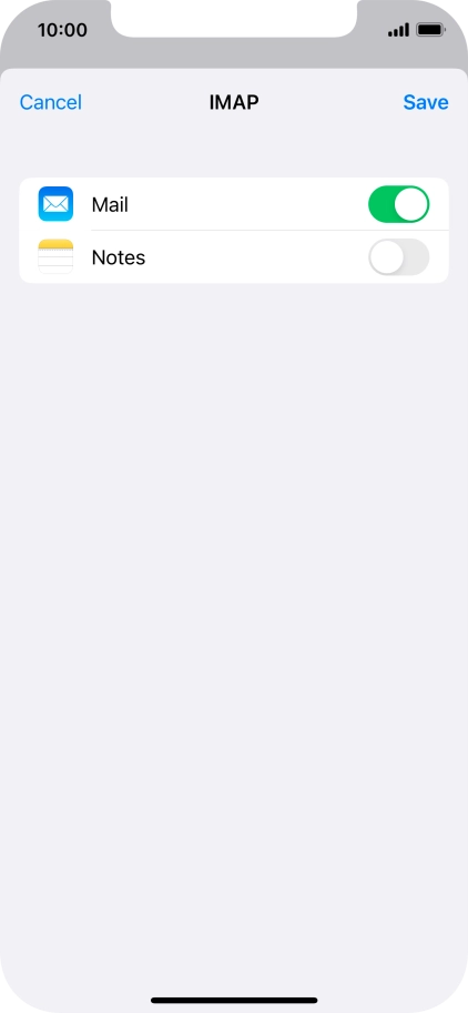 Press Save. Your email account has now been set up. To select more settings for incoming and outgoing server, proceed with the following steps.