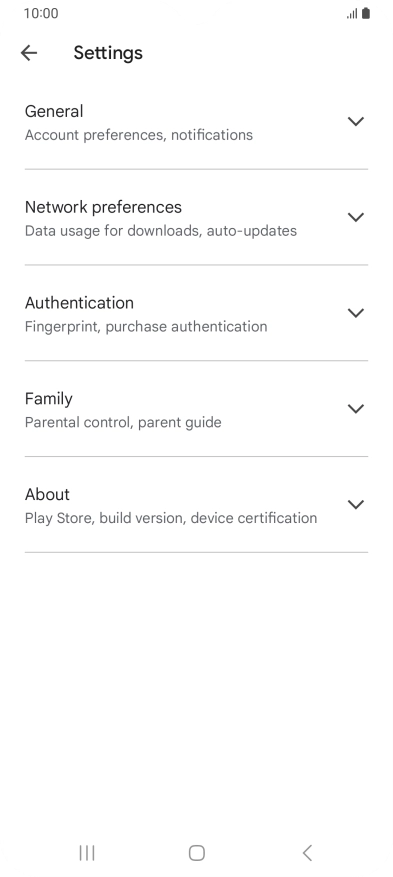 Press Network preferences.