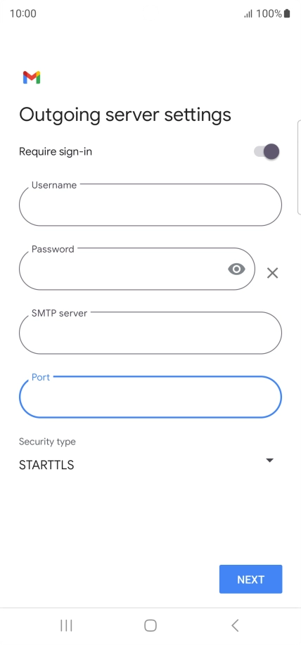 Press the drop down list below 