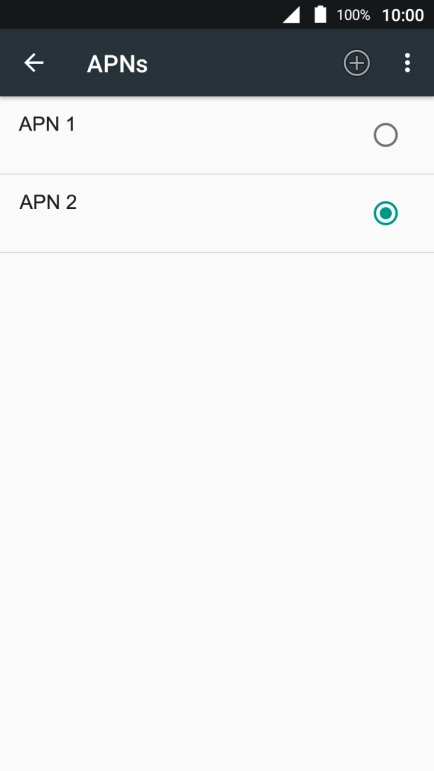 Press the Home key to return to the home screen.