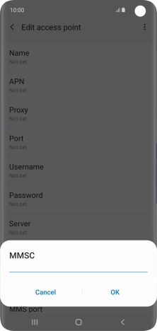Key in http://pxt.vodafone.net.au/pxtsend and press OK.