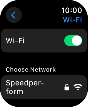 Press the Digital Crown several times to return to standby mode.