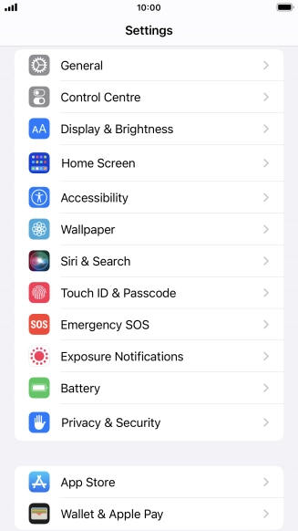 Press Accessibility.