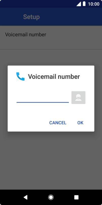 Key in +61414121121 and press OK.