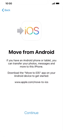 To transfer content to your phone, you need to install the app 