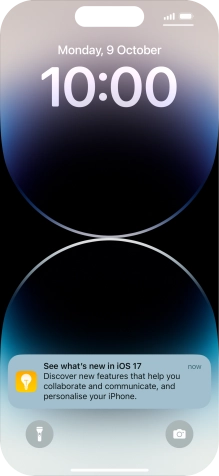 Press the required notification and follow the instructions on the screen to use the selected function.