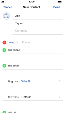 Press Phone and key in the required phone number.