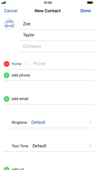 Press Phone and key in the required phone number.