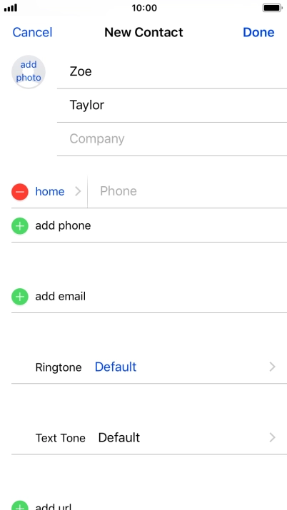 Press Phone and key in the required phone number.