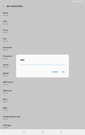 Key in 03 and press OK.