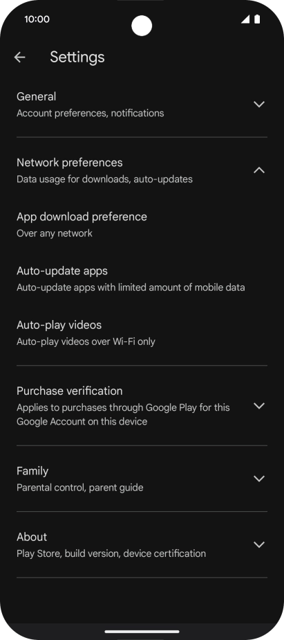 Press Auto-update apps.