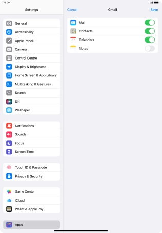 If this screen is displayed, you email account has been recognised and set up automatically. Follow the instructions on the screen to key in more information and finish setting up your tablet.
