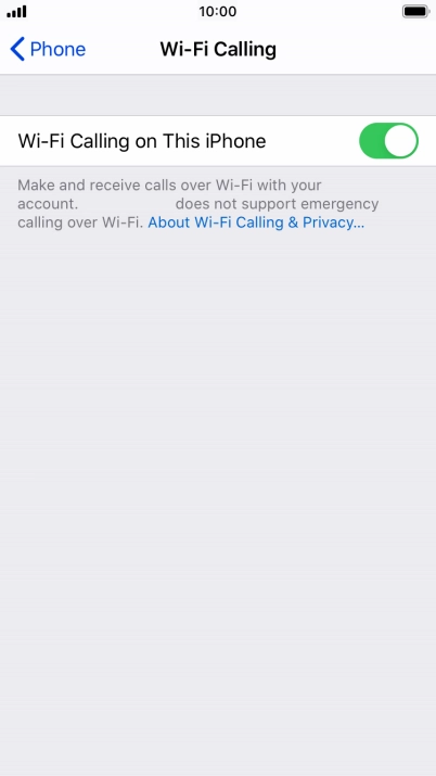 Press the Home key to return to the home screen.